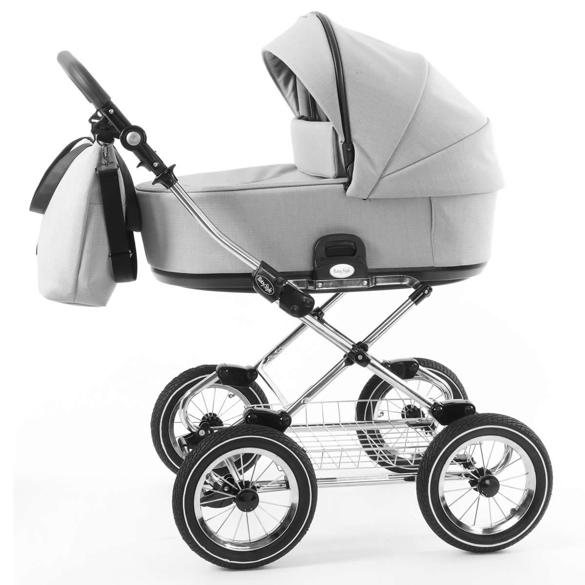 Babystyle Prestige Vogue Classic 2 in 1 Pram Flint Trendy Baby