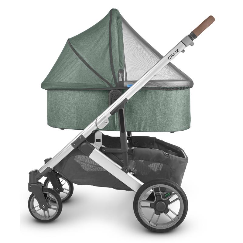 Uppababy CRUZ V2 Pushchair + Carrycot, Emmett Sage Green Melange