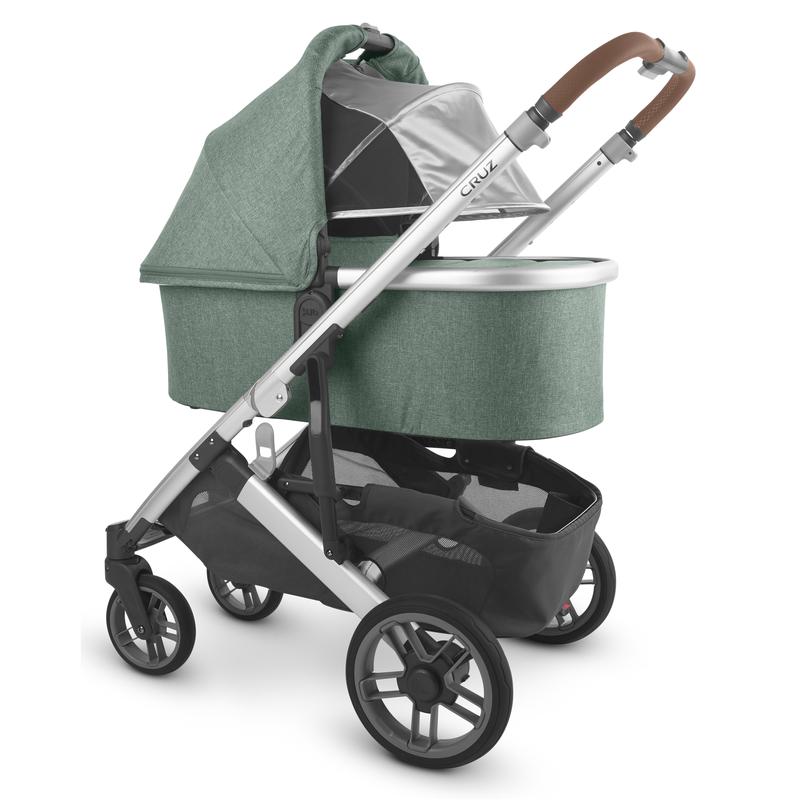 Uppababy CRUZ V2 Pushchair + Carrycot, Emmett Sage Green Melange