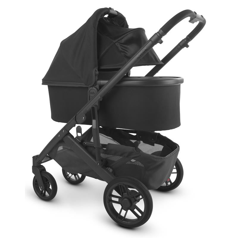 Uppababy CRUZ V2 Pushchair + Carrycot + Cabriofix i-Size + Base Travel System, Jake Black