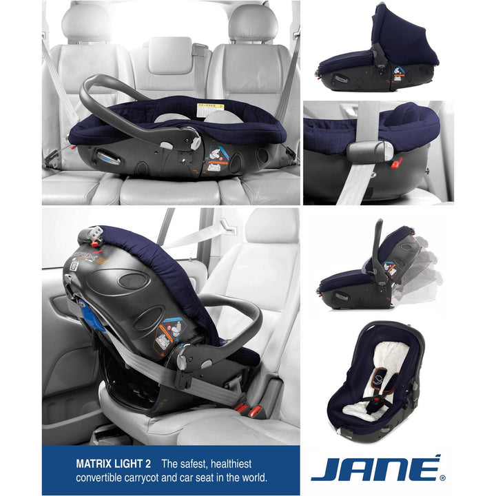 Jane Newel + Matrix Light 2 Travel System, Cold Black