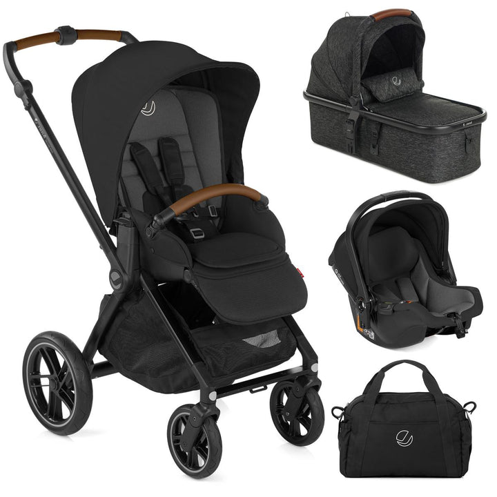 Jane Muum Pro + Micro Pro + Koos iSize R1 Travel System, Cold Black