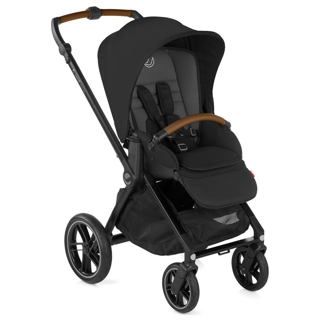 Jane Muum Pro + Micro Pro + Koos iSize R1 - 10 Piece Travel System Bundle, Cold Black