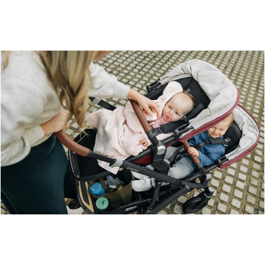 Uppababy VISTA V2 Twin Tandem Pushchair, Lucy