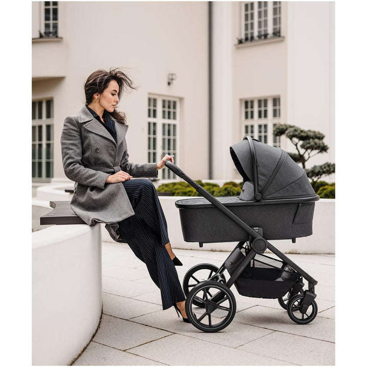 Venicci Tinum Edge 2 in 1 Pram Bundle, Charcoal