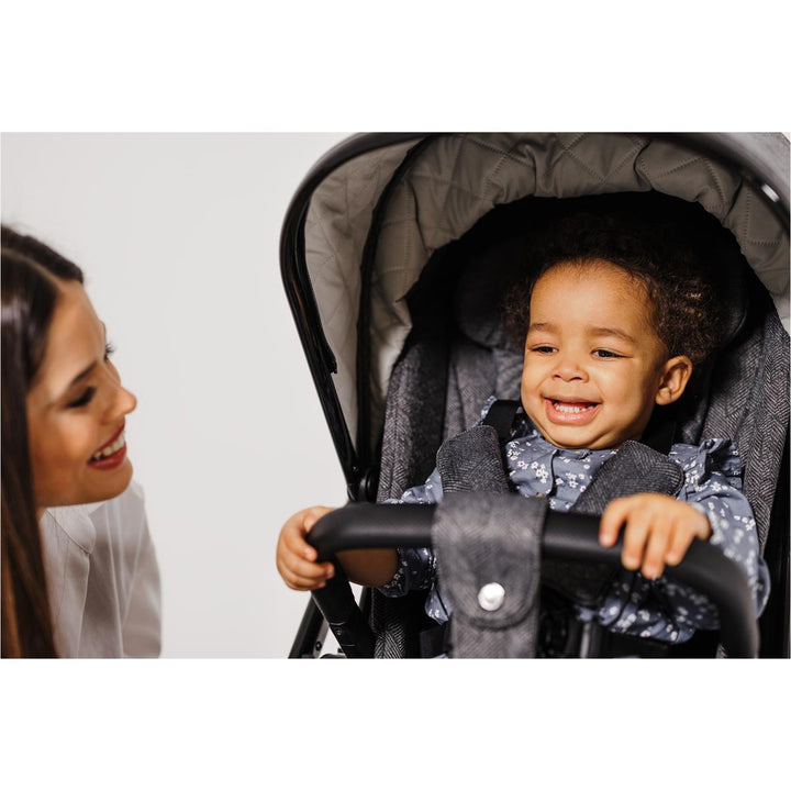 Venicci Upline 3 in 1 + Base - The Complete Travel System Bundle, Slate Grey