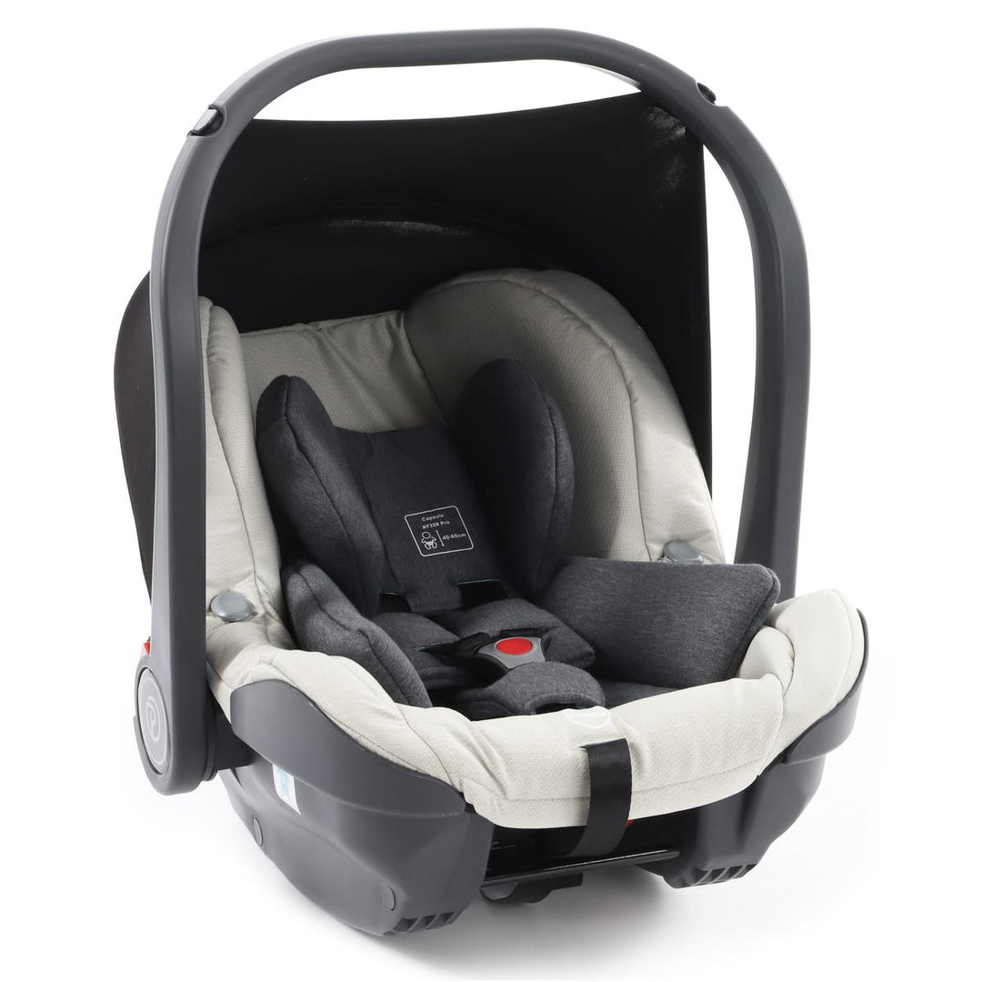 Babystyle Prestige Vogue 13 Piece Isofix Travel System Bundle, Black/Gold/Ivory