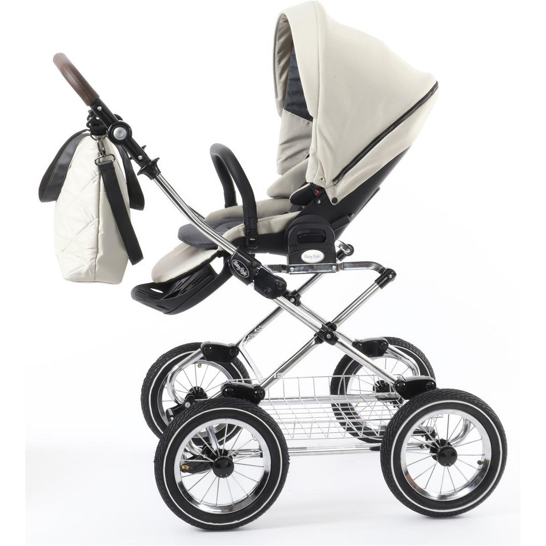 Babystyle Prestige Vogue Classic 12 Piece Travel System Bundle, Ivory