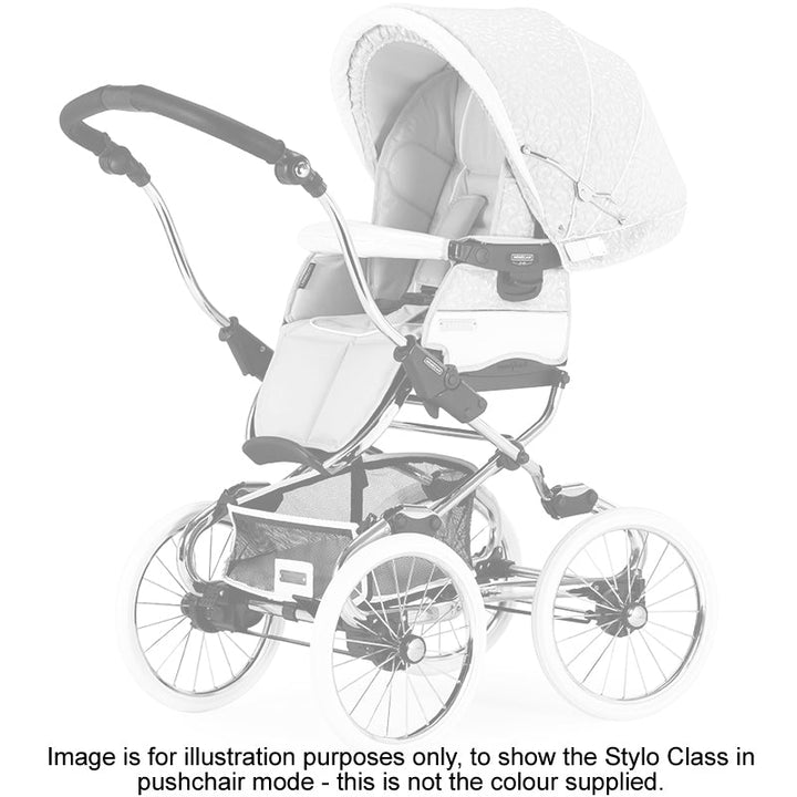 Bebecar Stylo Class+ Special 3 in 1 Pram + Raincover & FREE Bag, Calm Grey