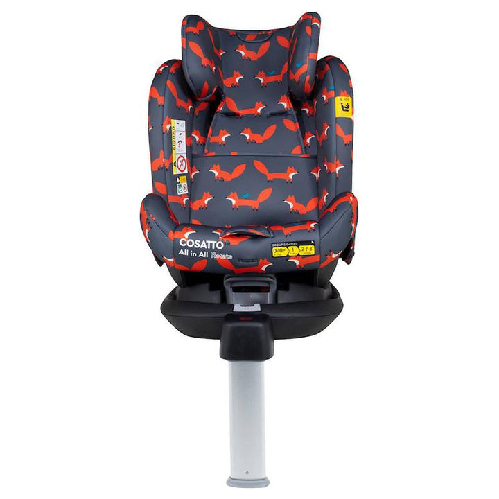 Cosatto All In All Rotate Group 0+,1,2,3 Isofix Car Seat, Charcoal Mister Fox