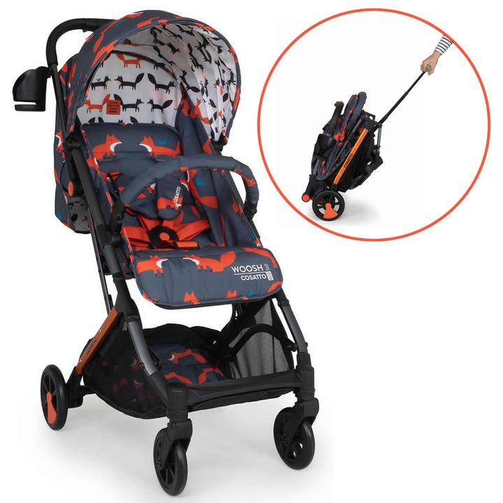 Cosatto Woosh 3 Charcoal Mister Fox Stroller