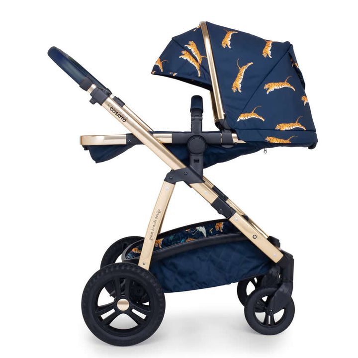 Cosatto Wow 2 Pram & Accessories Bundle - Paloma, On The Prowl Tiger