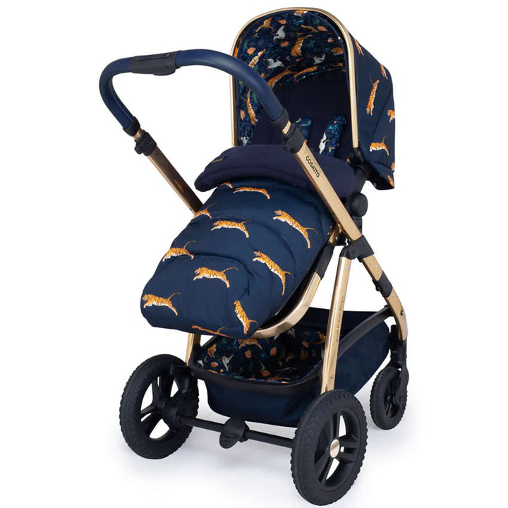 Cosatto Wow 2 Pram & Accessories Bundle - Paloma, On The Prowl Tiger