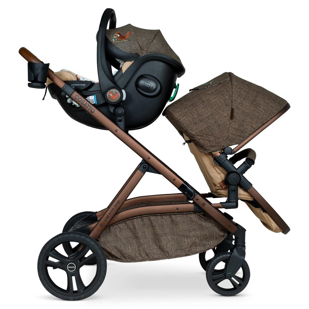 Cosatto Wow XL Twin Travel System Bundle, Foxford Hall