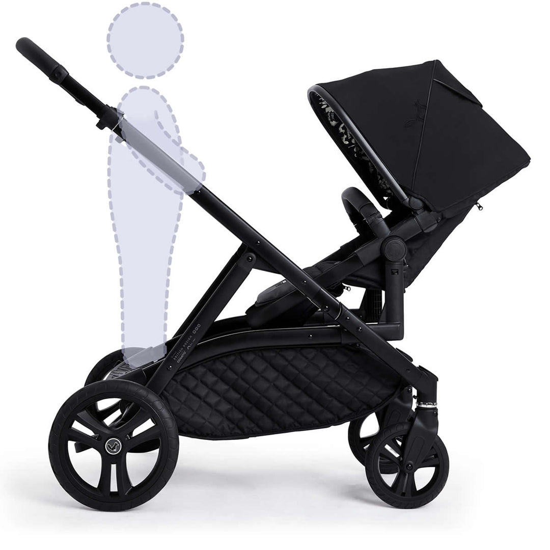 Cosatto Wow XL Twin Travel System Bundle, Silhouette