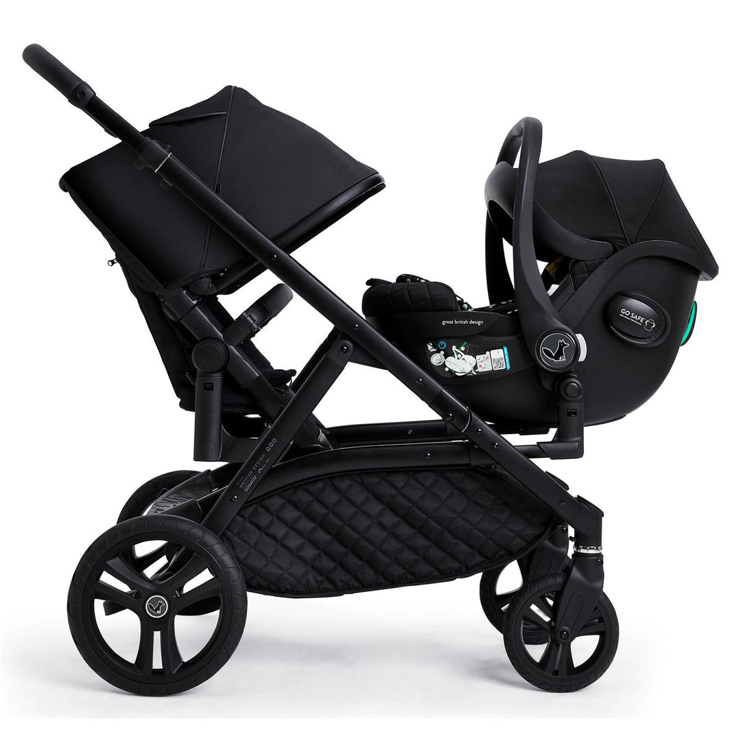 Cosatto Wow XL Twin Travel System Bundle, Silhouette