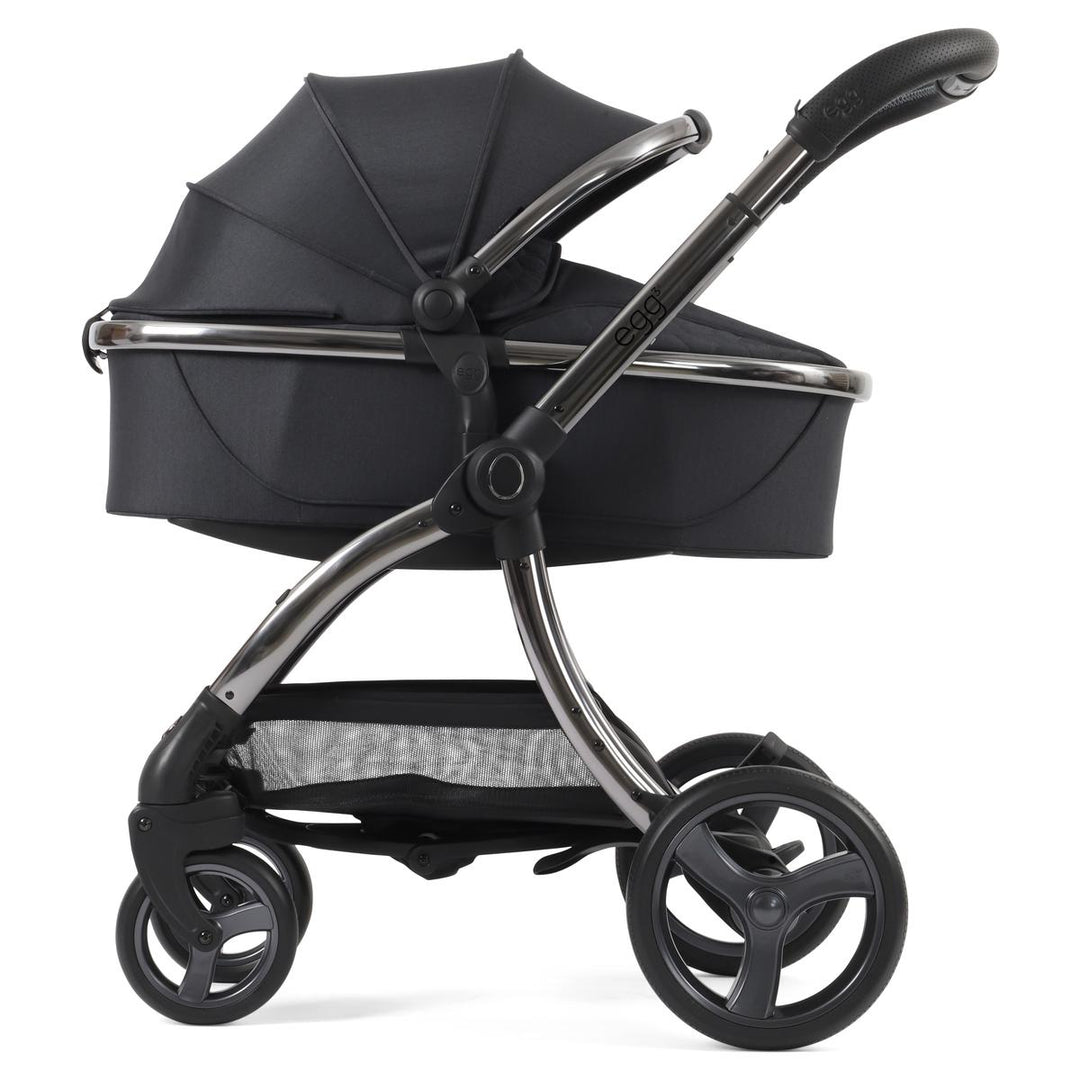 egg 3 Luxury Cabriofix i-Size Travel System Bundle, Carbonite