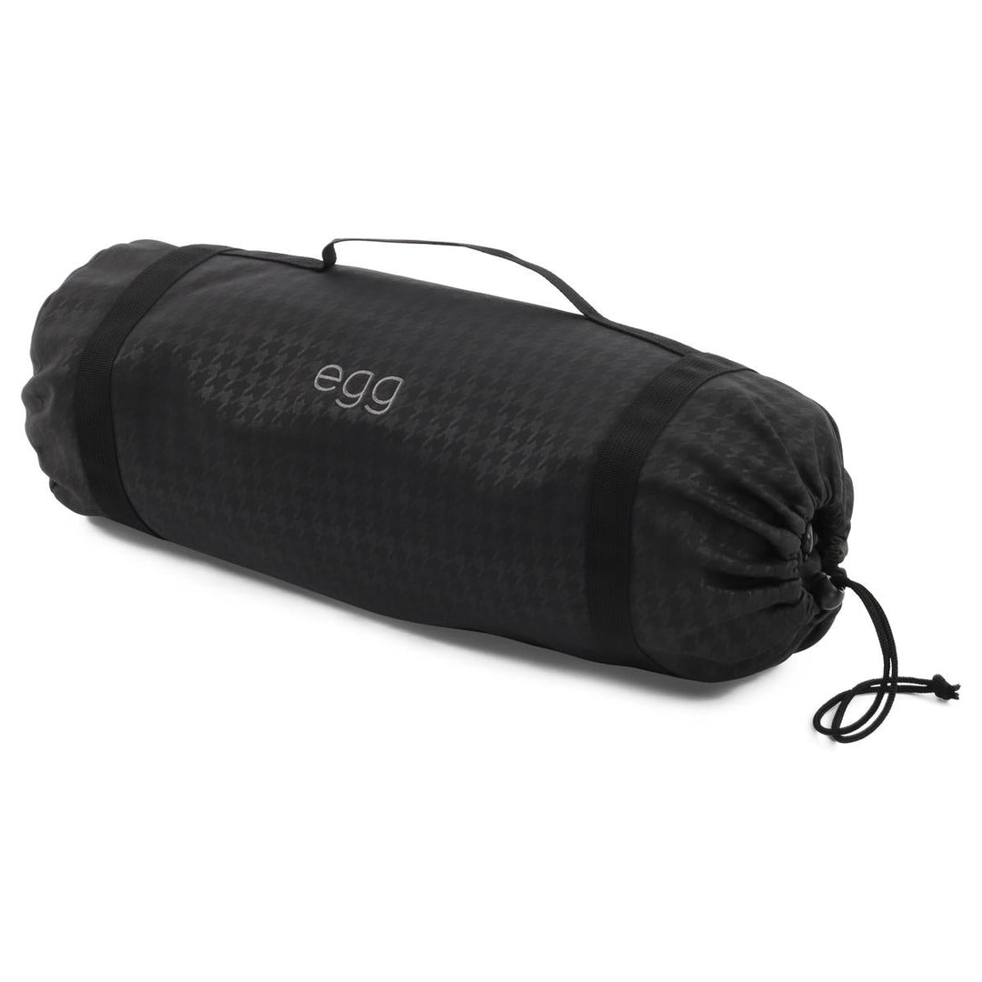 egg 3 Luxury Pebble 360 Pro i-Size Travel System Bundle, Houndstooth Black