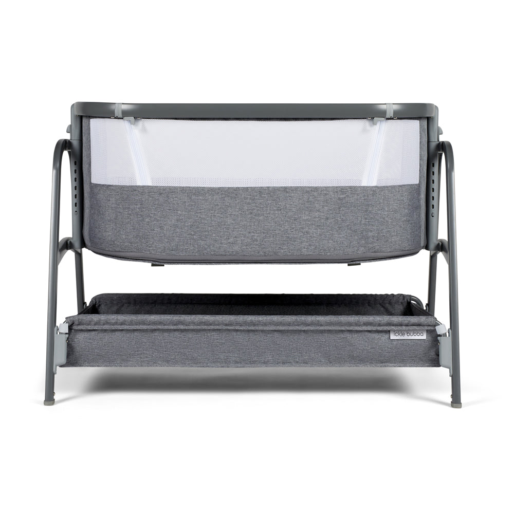 Ickle Bubba Bubba&Me Bedside Crib - Space Grey