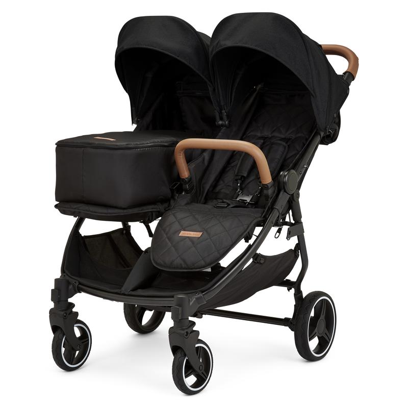 Ickle Bubba Venus Prime Double Stroller, Black