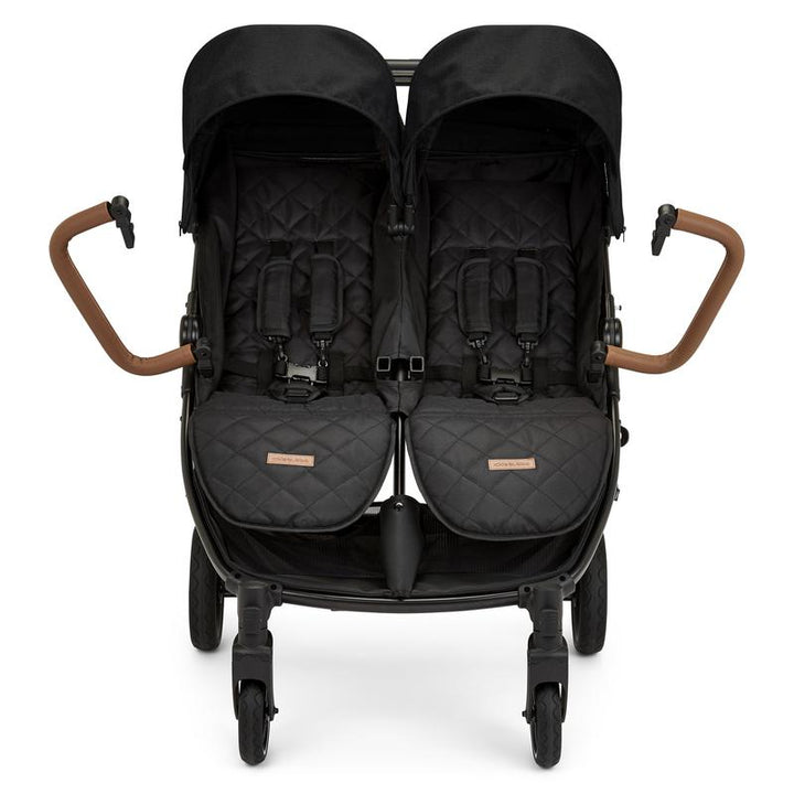 Ickle Bubba Venus Prime Double Stroller, Black