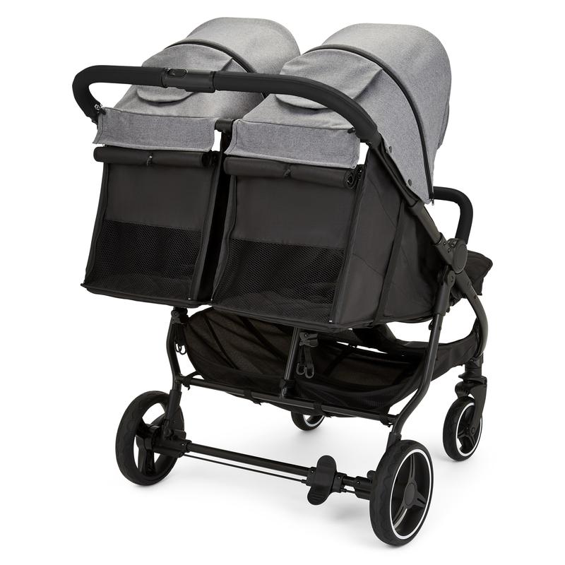 Ickle Bubba Venus Double Stroller, Grey