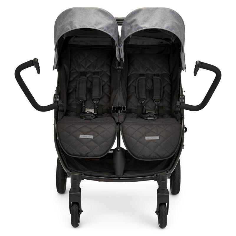 Ickle Bubba Venus Double Stroller, Grey