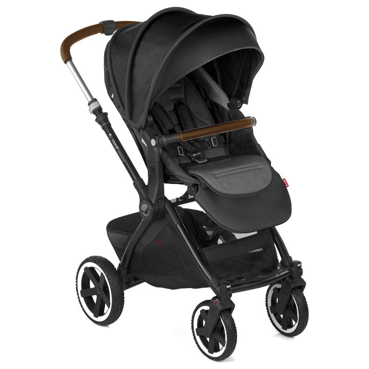 Jane Crosslight + Micro Pro Pram, Cold Black