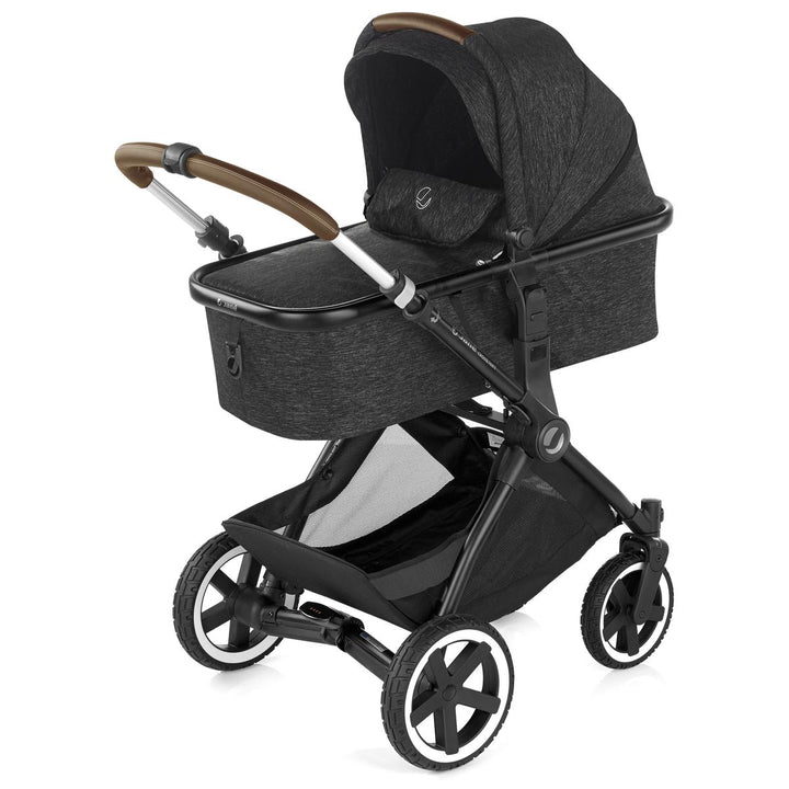 Jane Crosslight + Micro Pro Pram, Cold Black