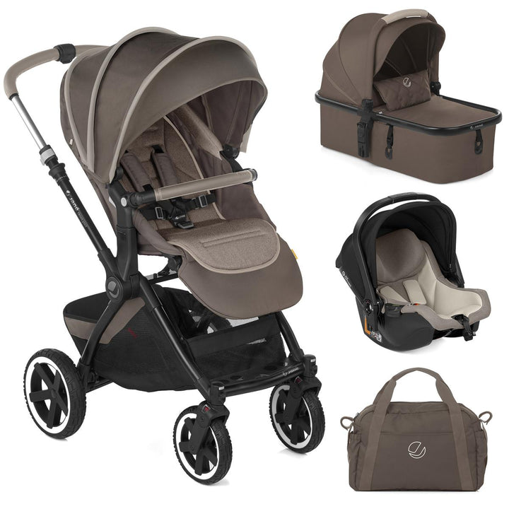 Jane Crosslight + Micro Pro + Koos iSize R1 Travel System, Oat Milk