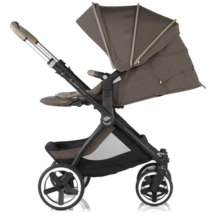 Jane Crosslight + Micro Pro Pram, Oat Milk