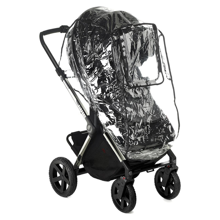 Jane Crosslight Pro Silver Shadow + Micro Pro Pram, Cold Black