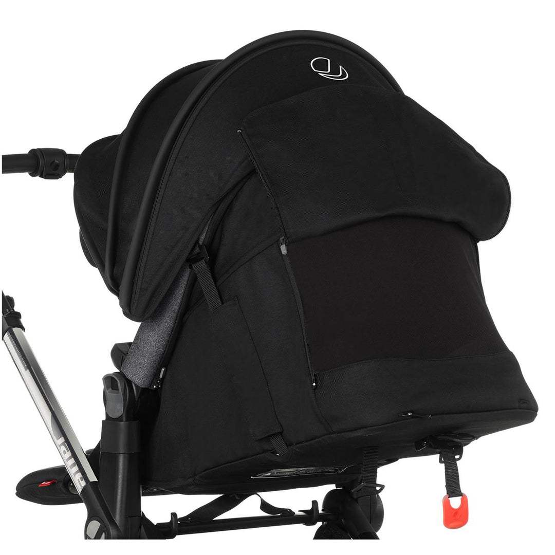 Jane Crosslight Pro Silver Shadow + Micro Pro Pram, Cold Black