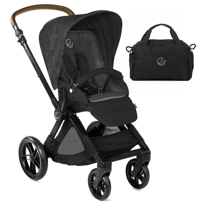 Jane Muum Pushchair, Cold Black 2023