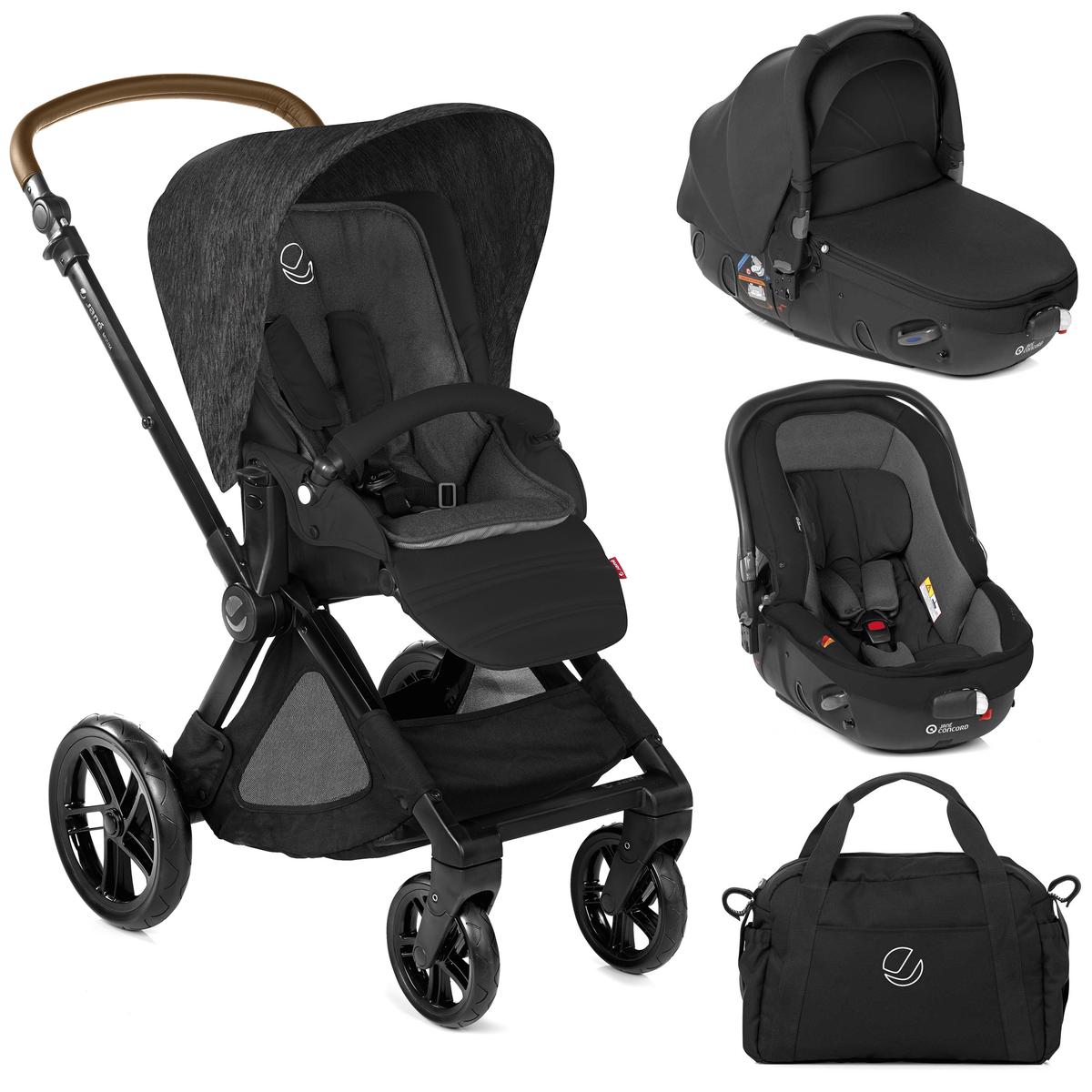 Jane Muum Matrix Light 2 Travel System Cold Black 2023 Trendy Baby