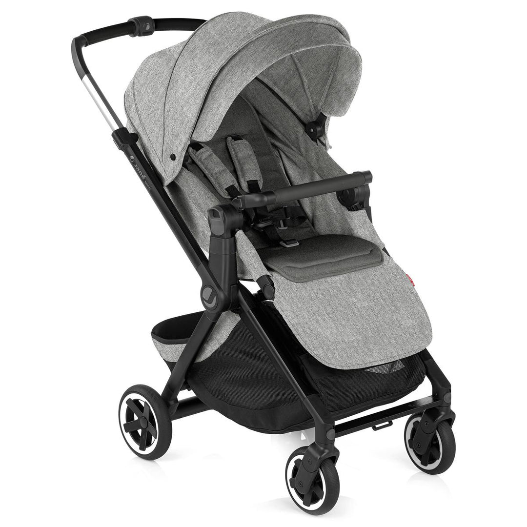 Jane Newel + Micro Pro + Koos iSize R1 - 10 Piece Travel System Bundle, Dim Grey