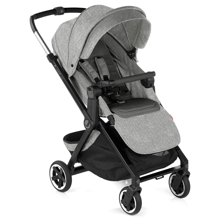 Jane Newel + Micro Pro + Koos iSize R1 - 10 Piece Travel System Bundle, Dim Grey