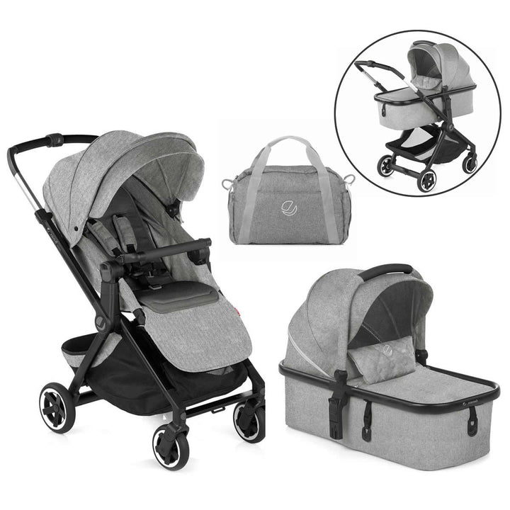 Jane Newel + Micro Pro Pram, Dim Grey