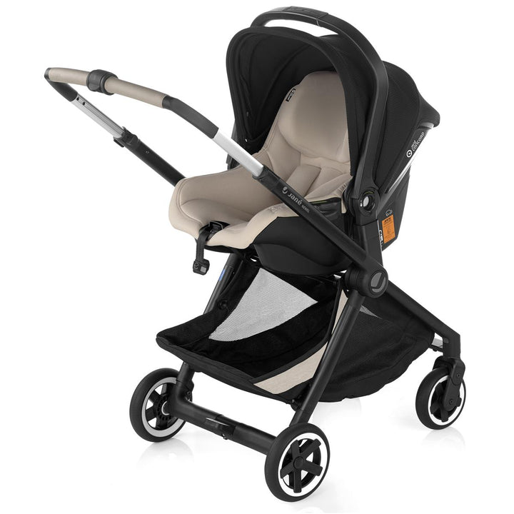 Jane Newel + Micro Pro + Koos iSize R1 Travel System, Sand