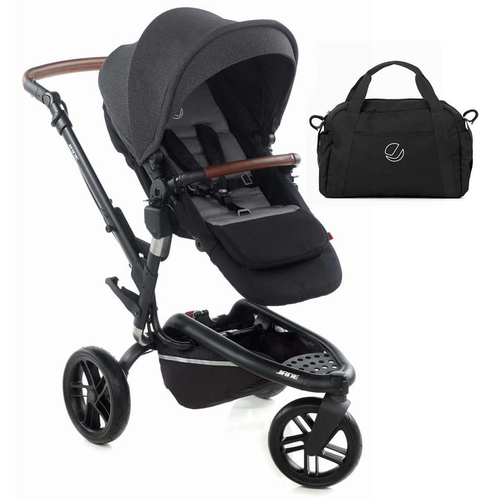 Jane Trider Pushchair, Cold Black