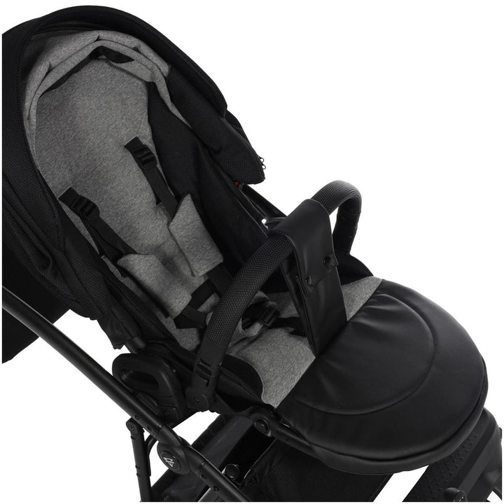 Junama Air V3 2 in 1 Pram & Pushchair, Black