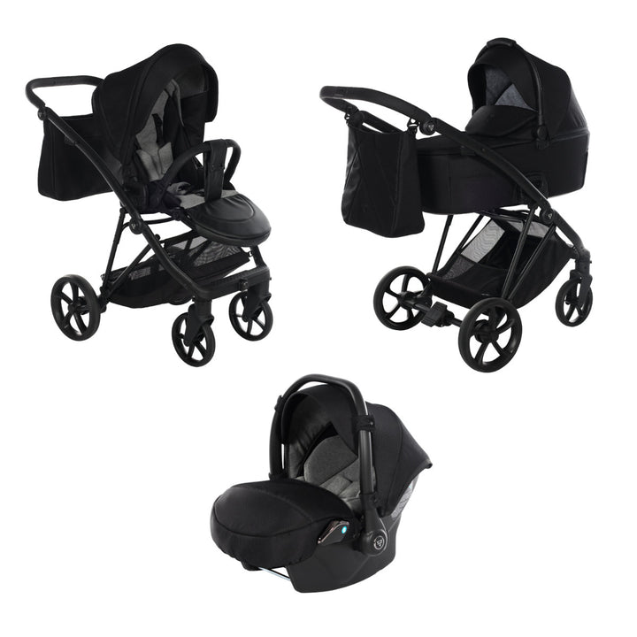 Junama Air V3 3 in 1 Travel System, Black