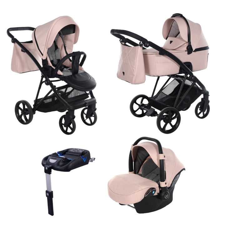 Junama Air V3 4 in 1 Isofix Travel System, Pink