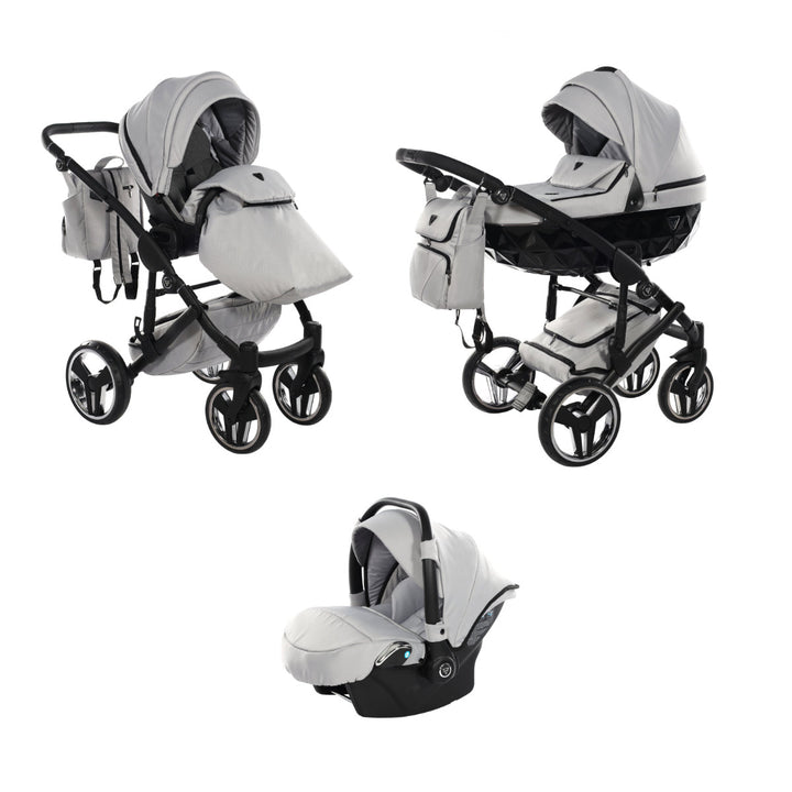 Junama Core 3 in 1 Travel System, Grey Mist