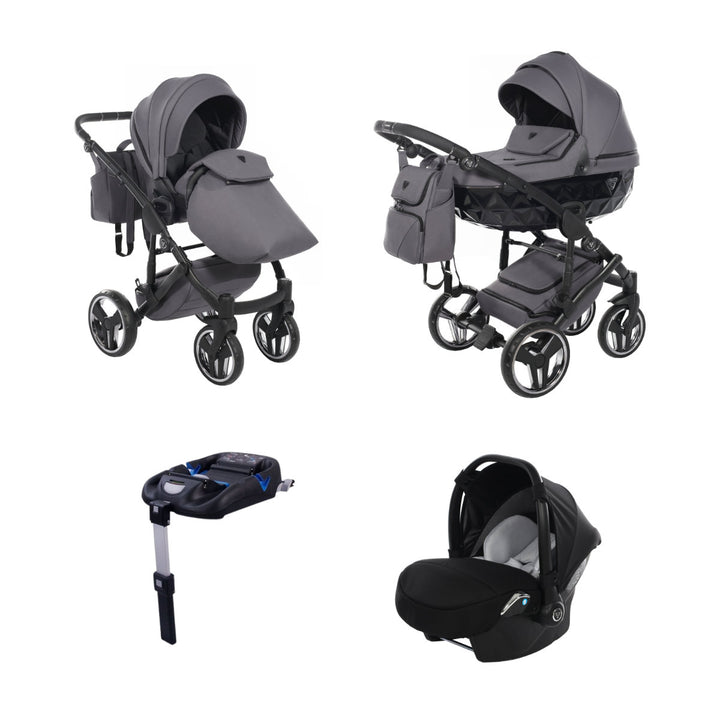 Junama Core 4 in 1 Isofix Travel System, Black Nickel