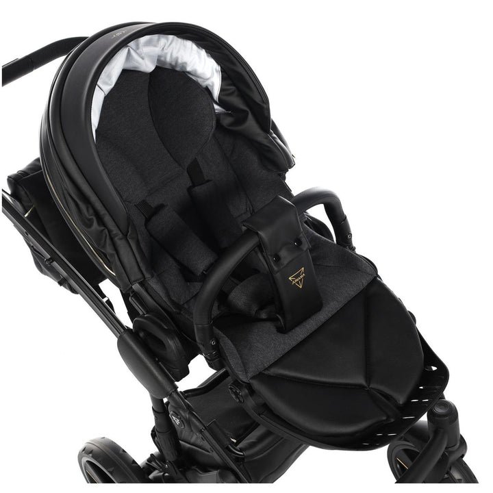 Junama S-Class 2 in 1 Pram & Pushchair, Black