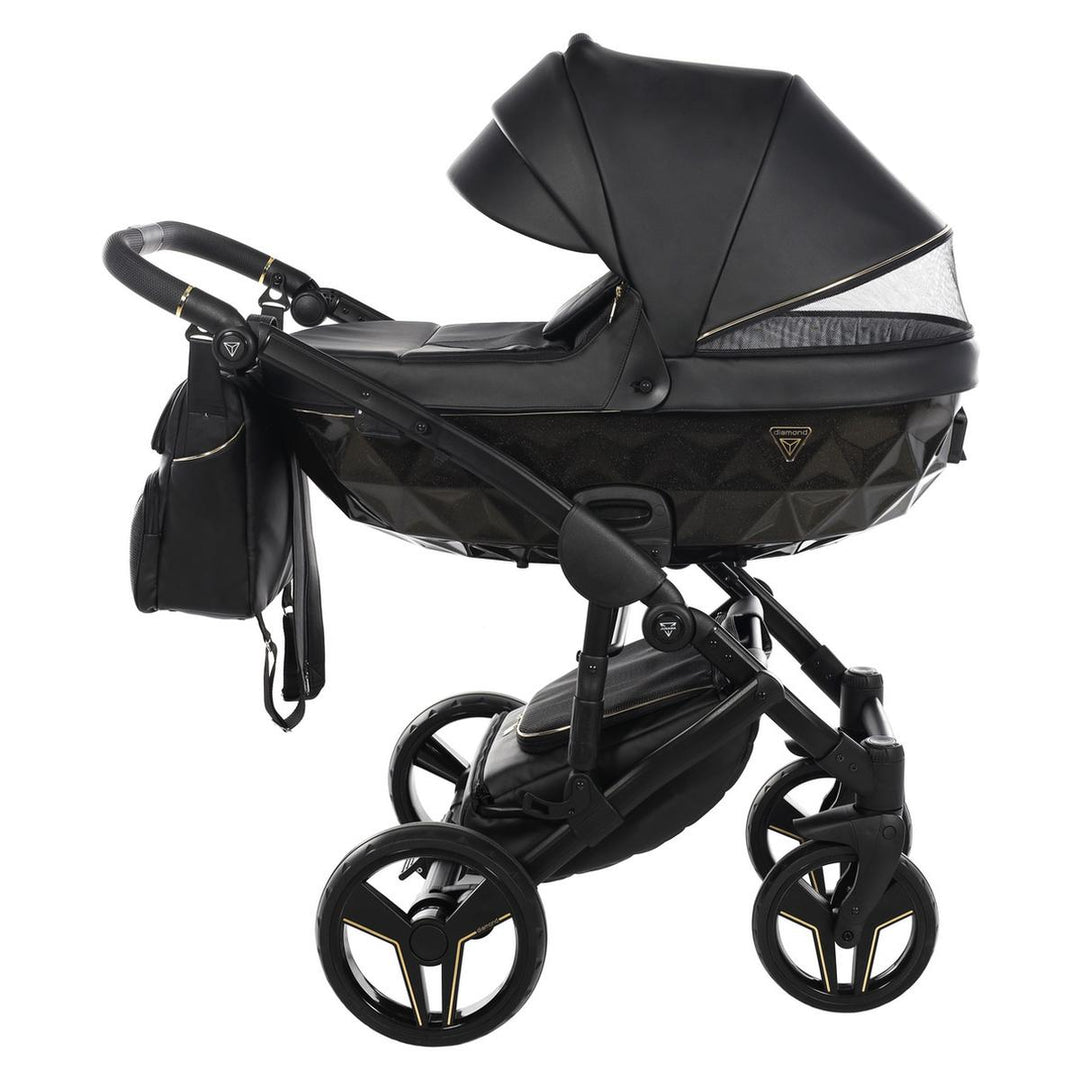 Junama S-Class 2 in 1 Pram & Pushchair, Black