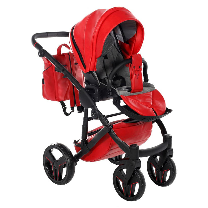 Junama S-Class 2 in 1 Pram & Pushchair, Red