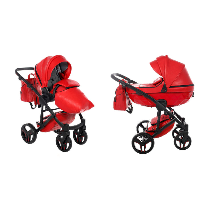 Junama S-Class 2 in 1 Pram & Pushchair, Red