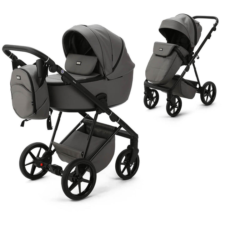 Mee-go Milano Evo 2 in 1 Pram & Pushchair, Slate Grey